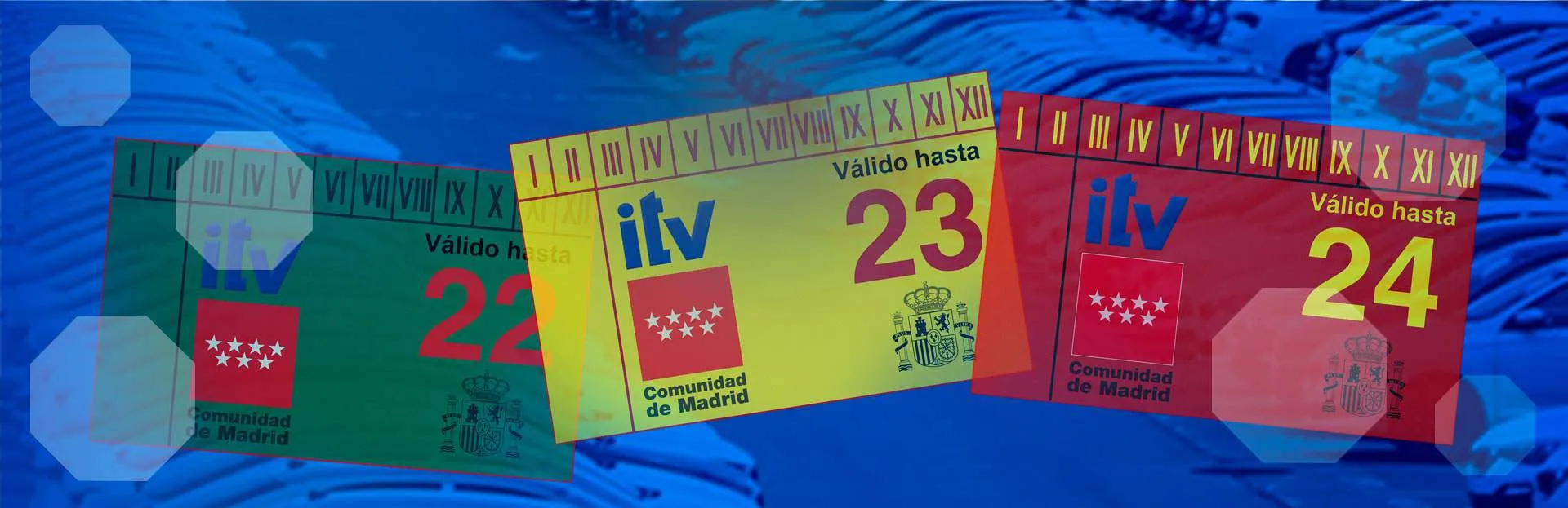 Carnés de ITV de la Comunidad de Madrid válidos hasta 2023 y 2024