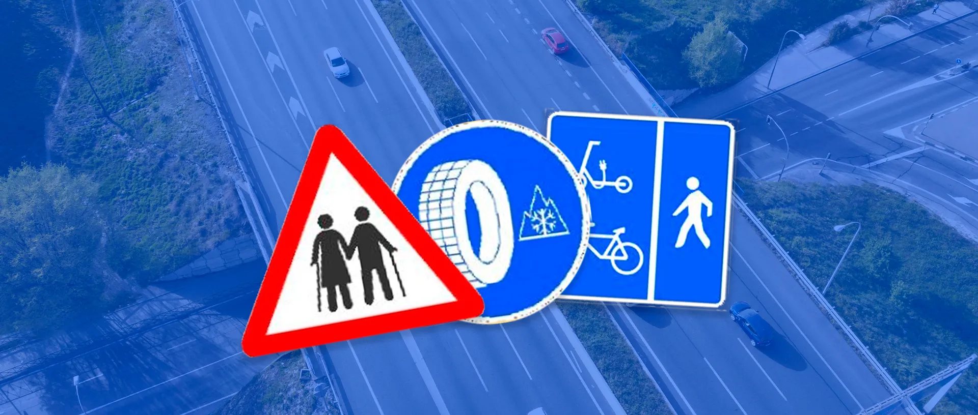 Nuevas señales de tráfico 2025: peatones, zona cero emisiones, bicicleta y peatón